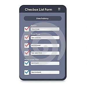 Rectangular user interface element with rounded edges featuring a gradient