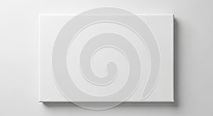 Rectangular white canvas on a light background, casting a gentle shadow. The canvas