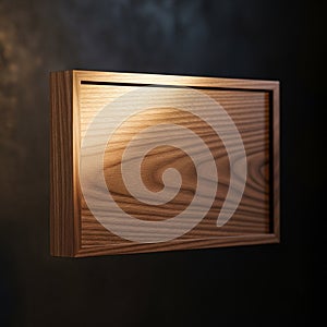 Set against a dark blurred background emphasizing its simplicity and