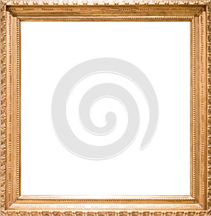 Rectangularframe for photo on isolated background