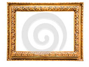 Rectangularframe for photo on isolated background