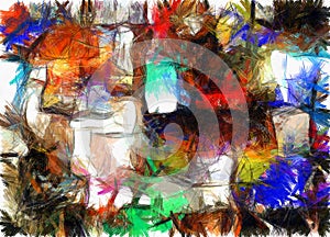 Rectauglar and square-ish drawing