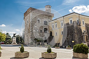 The Rectors Palace, Rocca dei Rettori, located in IV Novembre square, Benevento Castle, Benevento, Italy