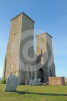 Reculver Towers And Graves