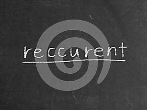 Recurrent concept word