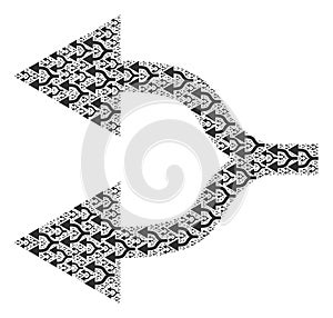 Split Arrows Left Recursion Mosaic of Itself Items