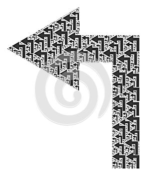 Turn Left Recursive Mosaic of Itself Items