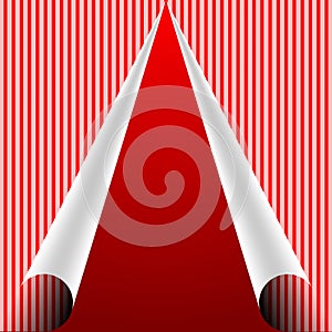 Recurvate pages of paper