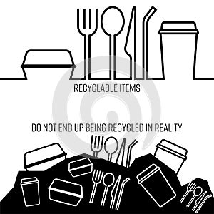 Recyclable Item Reality photo