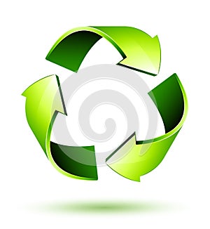 Recycle Arrows. Recycle symbol