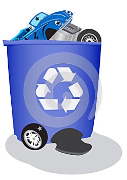 Recycle bin for cars