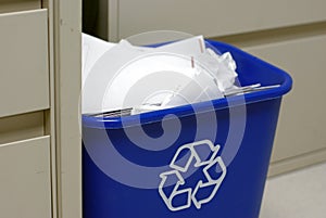 Recycle bin in the office