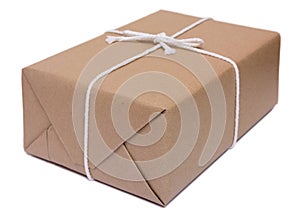Recycle brown paper box wrap