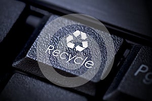 Recycle button keyboard