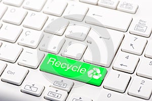 Recycle button on the keyboard