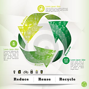 Recycle Concept Graphic Element