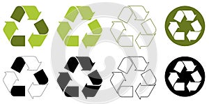 Recycle environment logo