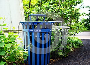 Recycle even when traveling - look for bins