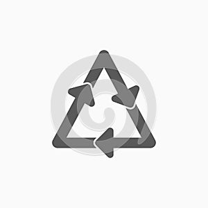 Recycle icon, reuse, ecology, waste, reduce, environment