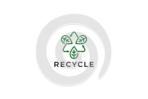 Recycle Leaf Sign Symbol Natural Organic Environment Care Logo