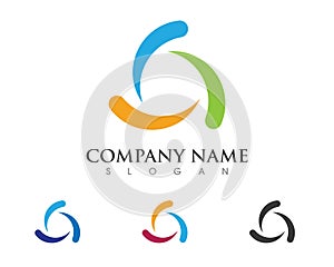 Recycle logo template