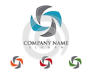 Recycle logo template