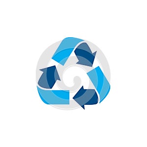 Recycle logo , trash logo vector