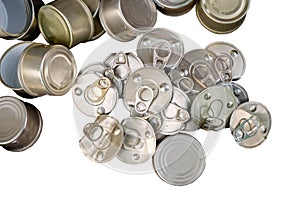 Recycle old canned aluminum for recycling to help be green for the Earth.