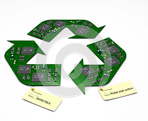 Recycle and Repair electronic circuit boards