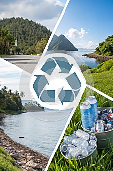 Recycle resources concept for environmental conservation