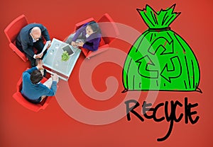 Recycle Reuse Eco Friendly Green Business Concept