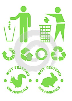 Recycle signs