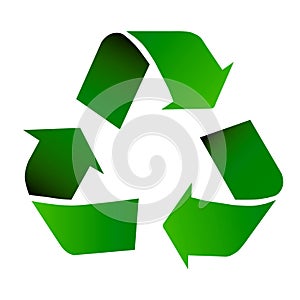 Recycle symbol photo