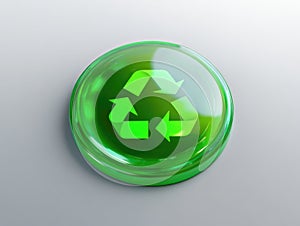 Recycle Symbol Button