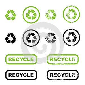 Recycle symbols photo