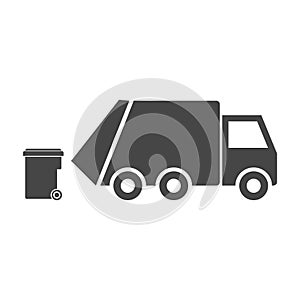 Recycle truck icon, Garbage Truck