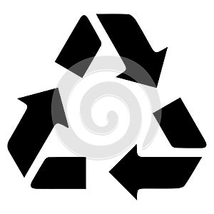 Recycle vector icon. Eco sign vector illustration eps 10
