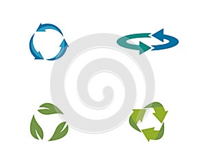 Recycle vector logo