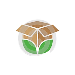 Recycled Cardboard Box Symbol