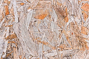 Recycled compressed wood chippings board background