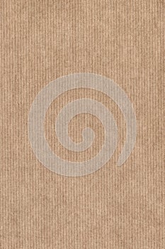 Recycled Light Brown Striped Manila Kraft Wrapping Paper Coarse Grain Grunge Texture