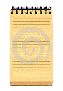 Recycled paper notebook