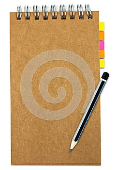 Recycled paper notebook