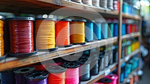 Recycled Plastic 3D Printing Filament in Vibrant Spools