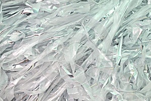 Recycled plastic background