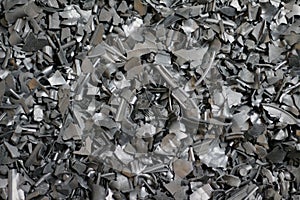 Recycled rubber tires mulch background