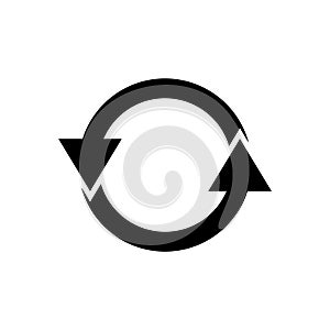 Recyclesymbol. Vector illustration decorative design