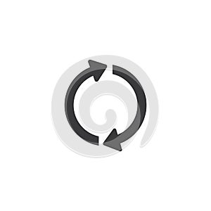 Recyclesymbol. Vector illustration decorative design