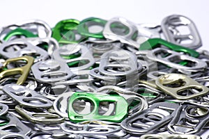 Recycling Aluminium from pull-ring