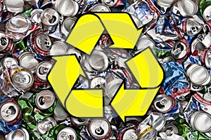 Recycling Aluminum Drinks Cans